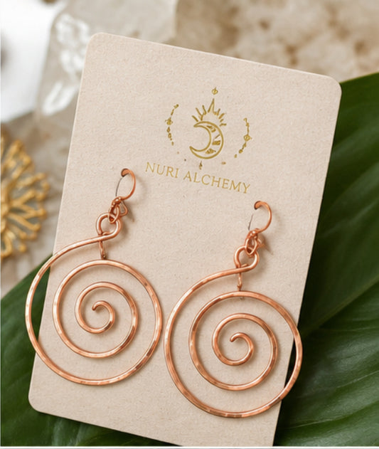 Alchemy Spiral Hoops