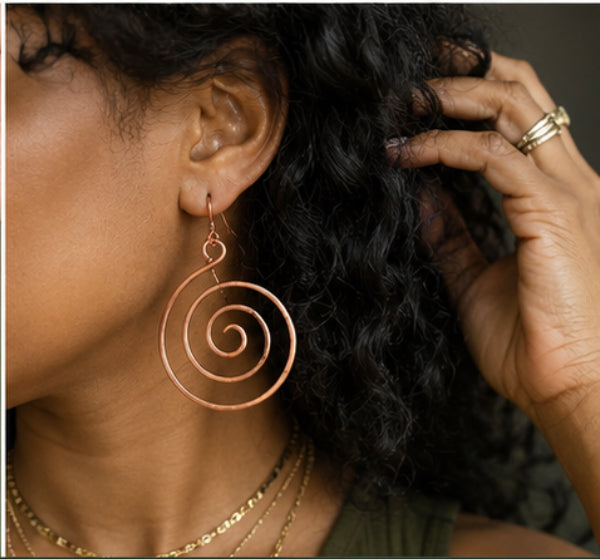 Alchemy Spiral Hoops