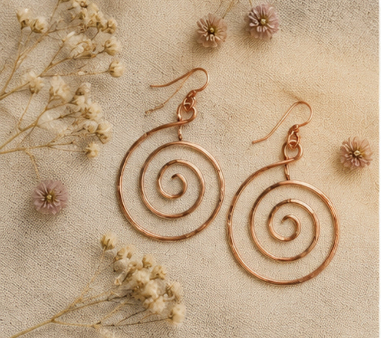 Alchemy Spiral Hoops