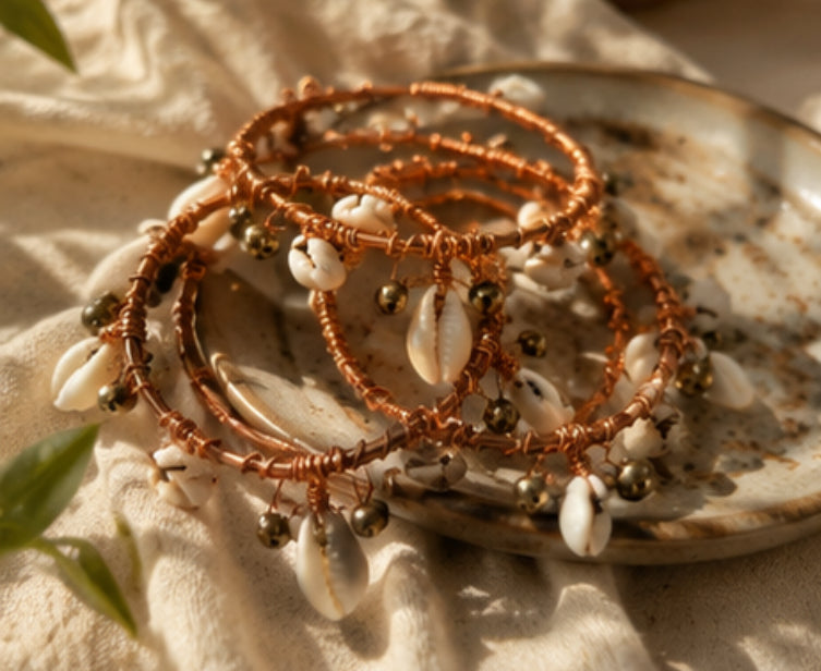 Cowrie Spirit Bangle